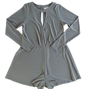 Forever 21 Sage Key Hole Romper Sz 0X  / Size 12